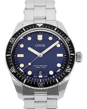 Oris Diver  01 733 7720 4055-07 8 21 18 certified Pre-Owned watch