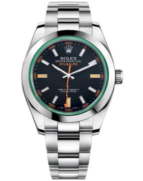 Rolex Milgaus  116400GV-1 certified Pre-Owned watch